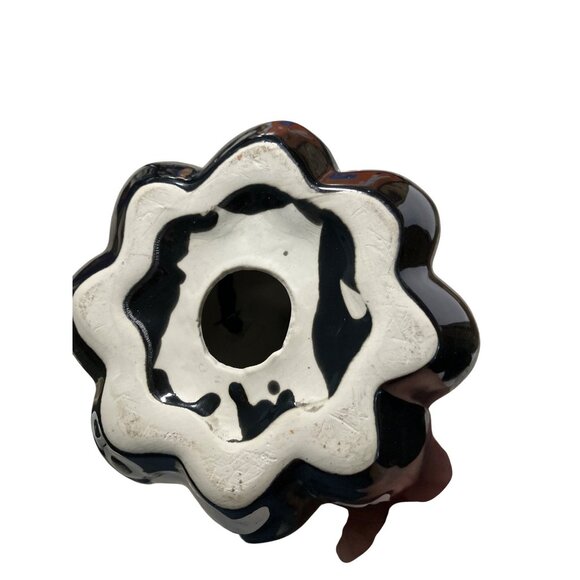 Ceramic Black Cat On Pumpkin Halloween Decor Figurine With White Ghost & "Boo" D - Picture 10 of 15